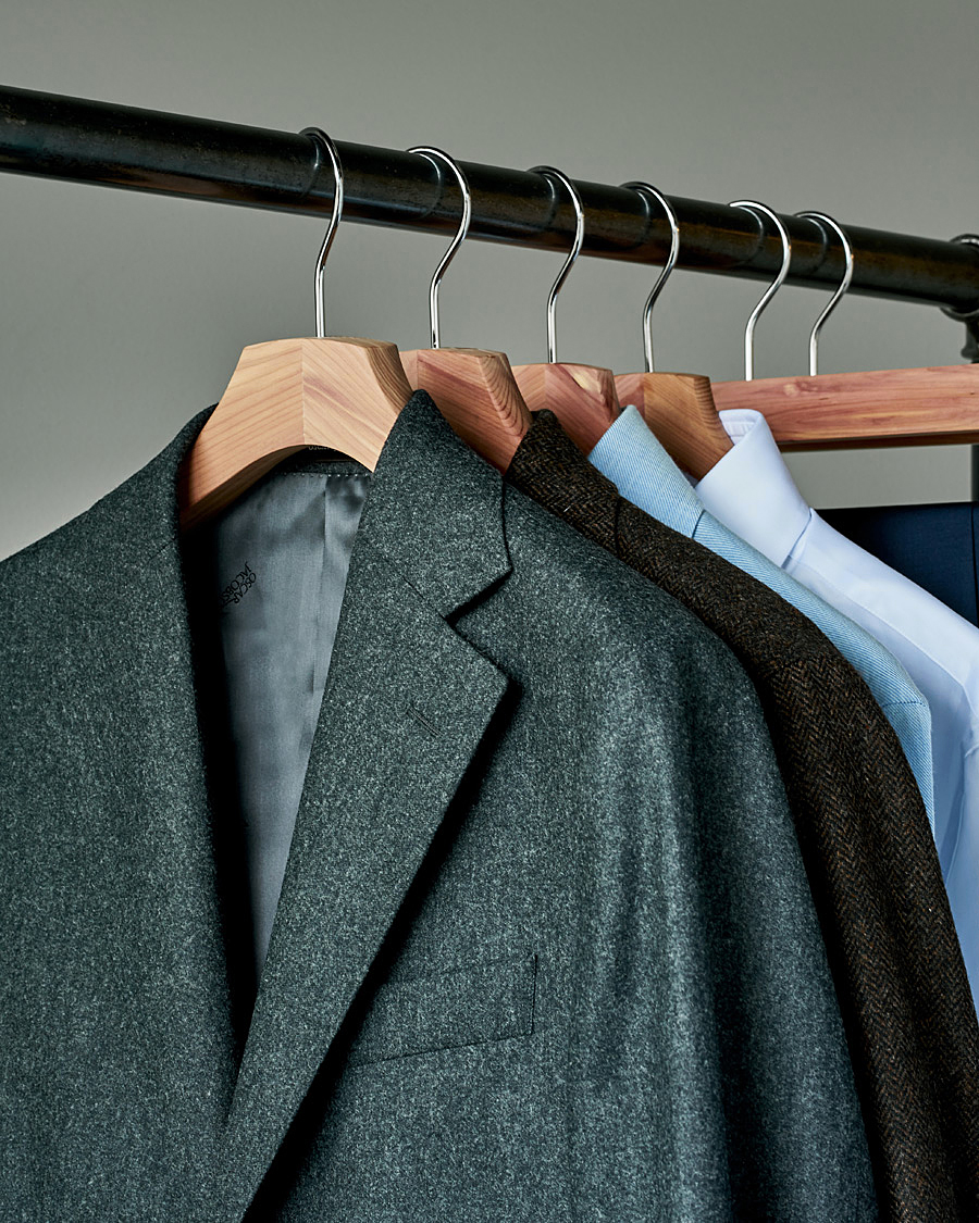 Hombres | Cuidado de prendas | Care with Carl | 5-Pack Cedar Wood Shirt Hangers