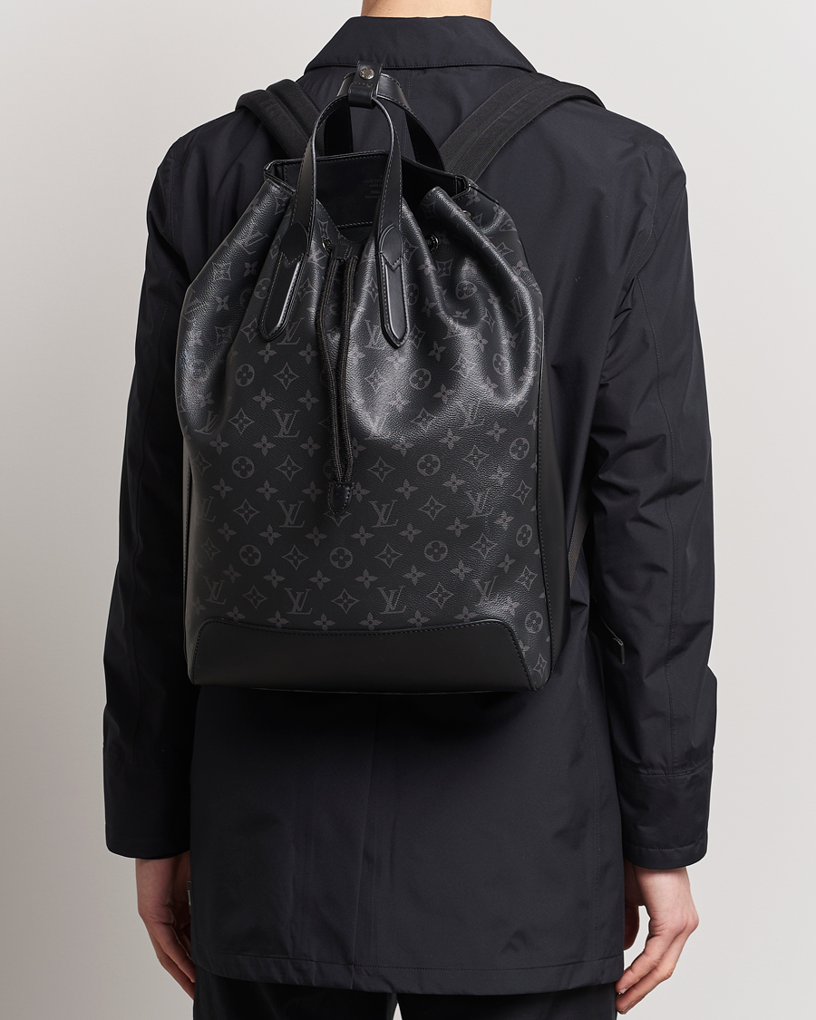 Hombres | Pre-owned Accesorios | Louis Vuitton Pre-Owned | Explorer Backpack Monogram Eclipse