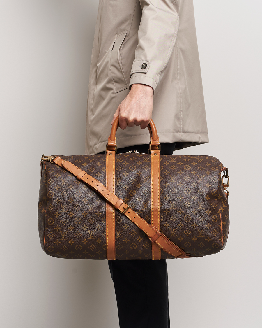 Hombres | Pre-Owned & Vintage Bags | Louis Vuitton Pre-Owned | Keepall Bandoulière 50 Monogram 