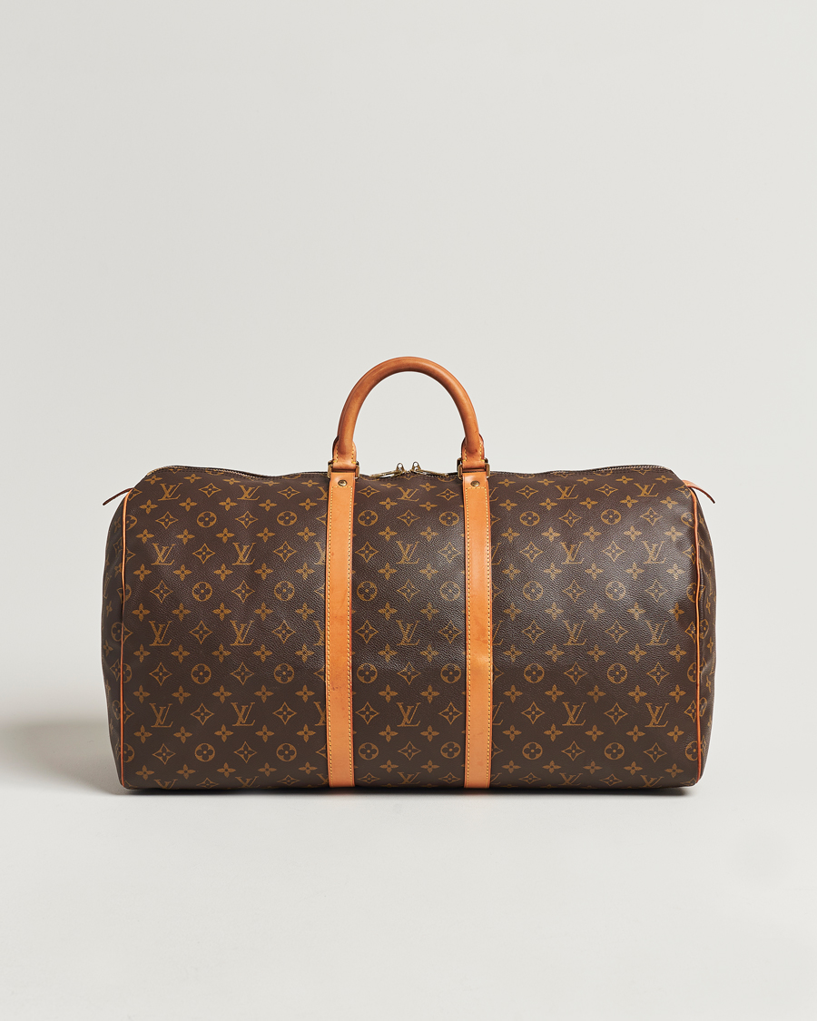 Hombres | Louis Vuitton Pre-Owned Keepall 55 Bag Monogram | Louis Vuitton Pre-Owned | Keepall 55 Bag Monogram