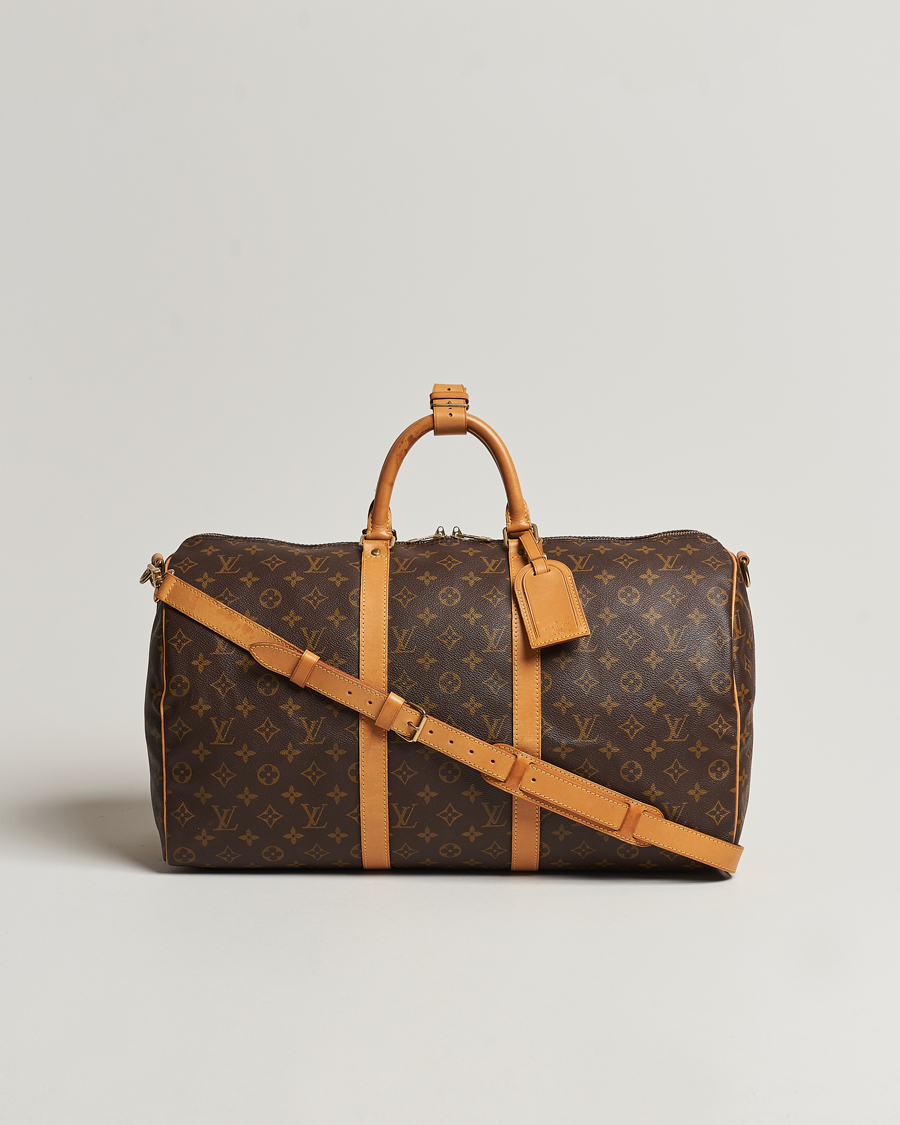 Hombres | Louis Vuitton Pre-Owned Keepall Bandoulière 50 Bag Monogram  | Louis Vuitton Pre-Owned | Keepall Bandoulière 50 Bag Monogram 