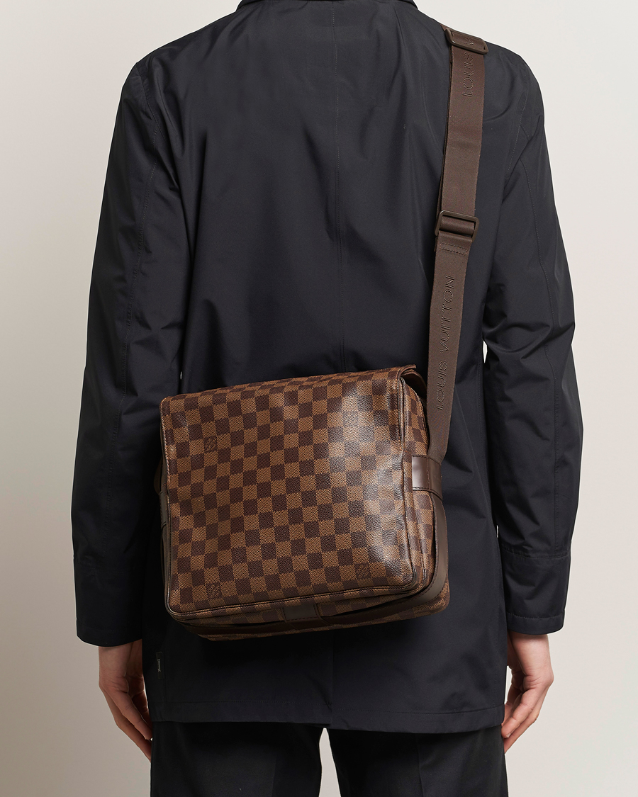 Hombres | Louis Vuitton Pre-Owned | Louis Vuitton Pre-Owned | Naviglio Messenger Bag Damier Ebene 