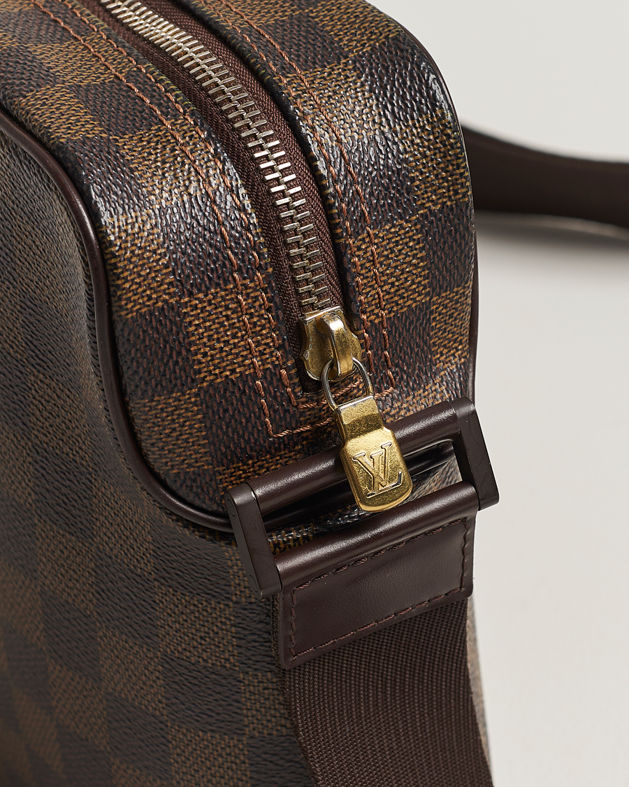 Hombres | Louis Vuitton Pre-Owned Olaf Shoulder Bag Damier Ebene | Louis Vuitton Pre-Owned | Olaf Shoulder Bag Damier Ebene