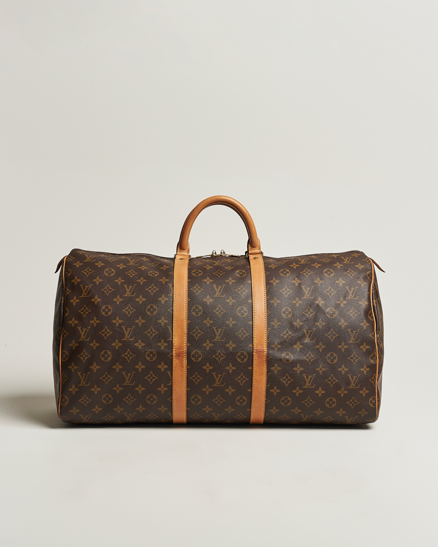 Hombres | Louis Vuitton Pre-Owned Keepall 55 Bag Monogram | Louis Vuitton Pre-Owned | Keepall 55 Bag Monogram