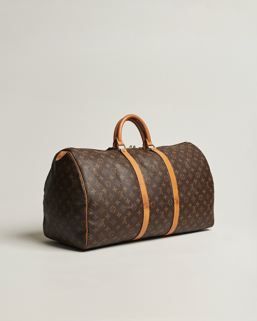 Hombres | Louis Vuitton Pre-Owned Keepall 55 Bag Monogram | Louis Vuitton Pre-Owned | Keepall 55 Bag Monogram