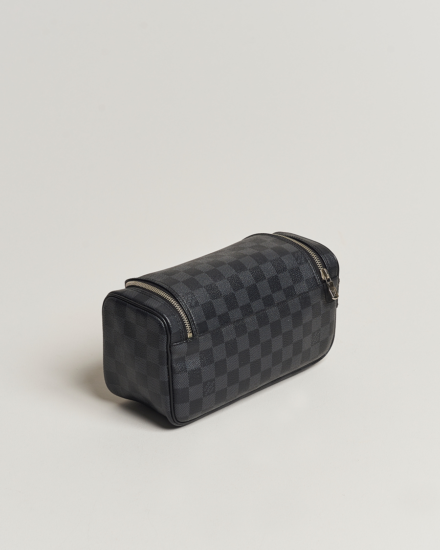 Hombres | Pre-owned Accesorios | Louis Vuitton Pre-Owned | Toiletry Bag Damier Graphite