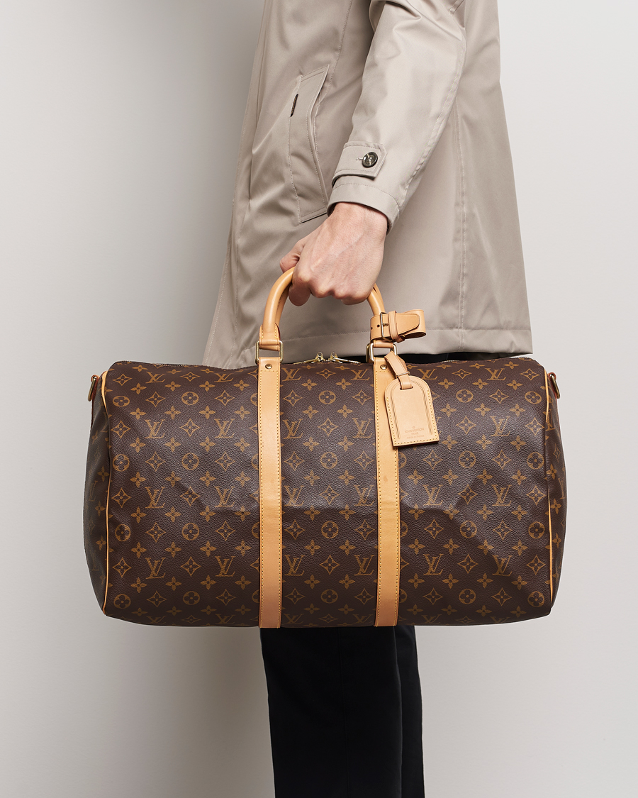 Hombres | Pre-Owned & Vintage Bags | Louis Vuitton Pre-Owned | Keepall Bandoulière 50 Bag Monogram 