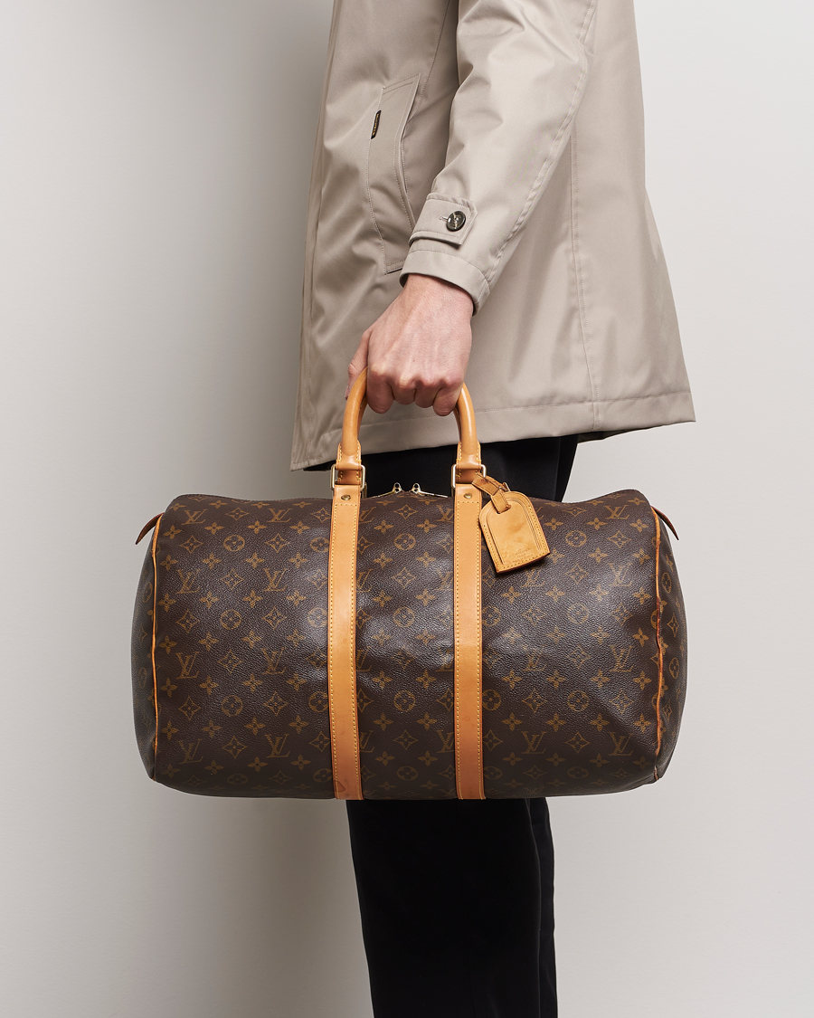 Hombres |  | Louis Vuitton Pre-Owned | Keepall 45 Bag Monogram 