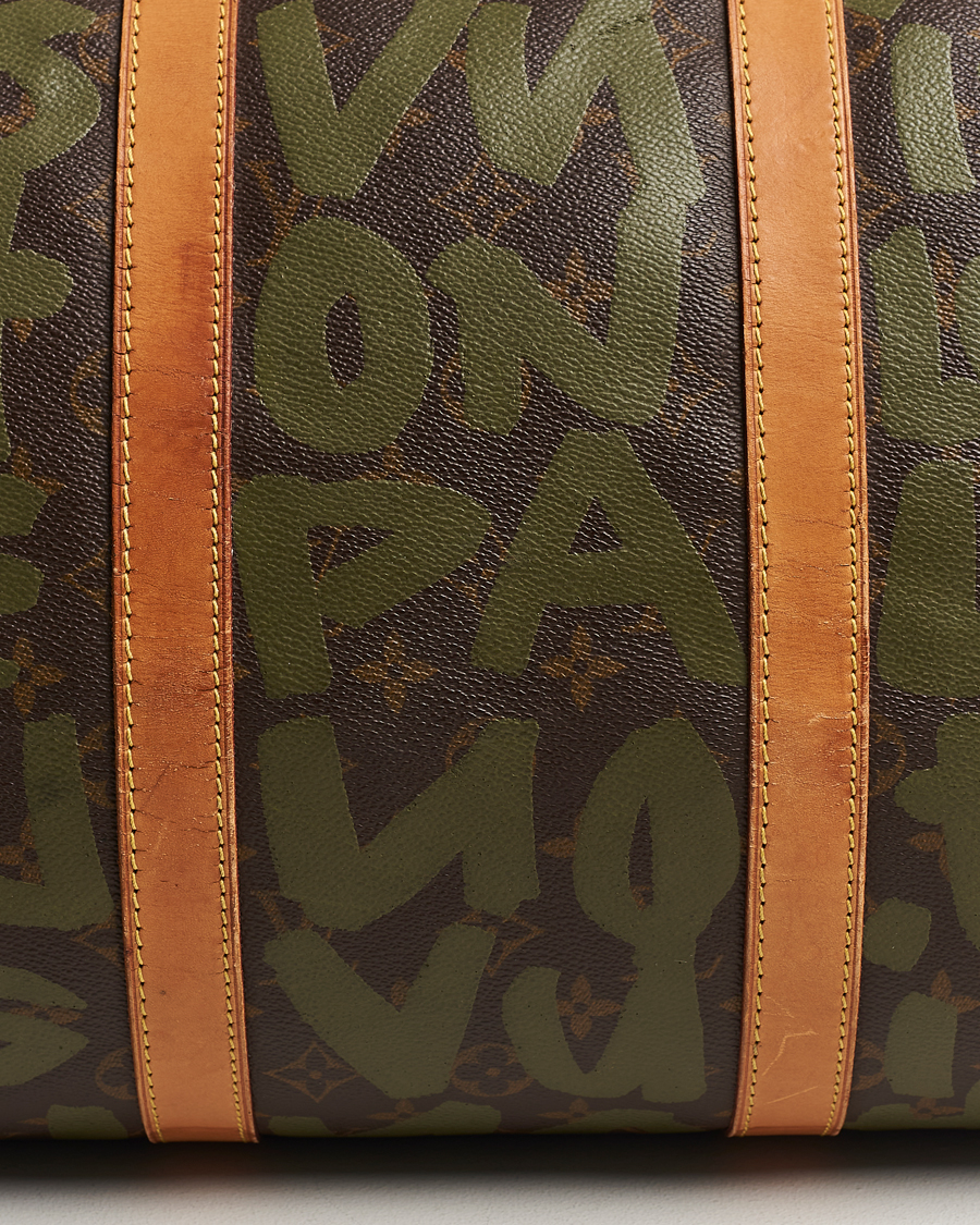 Hombres | Louis Vuitton Pre-Owned Keepall 50 Bag Graffiti  | Louis Vuitton Pre-Owned | Keepall 50 Bag Graffiti 