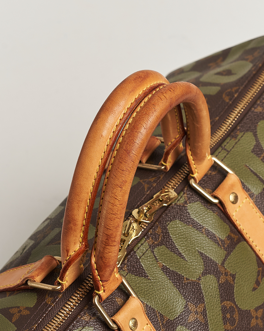 Hombres | Louis Vuitton Pre-Owned Keepall 50 Bag Graffiti  | Louis Vuitton Pre-Owned | Keepall 50 Bag Graffiti 