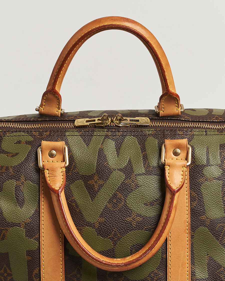 Hombres | Louis Vuitton Pre-Owned Keepall 50 Bag Graffiti  | Louis Vuitton Pre-Owned | Keepall 50 Bag Graffiti 
