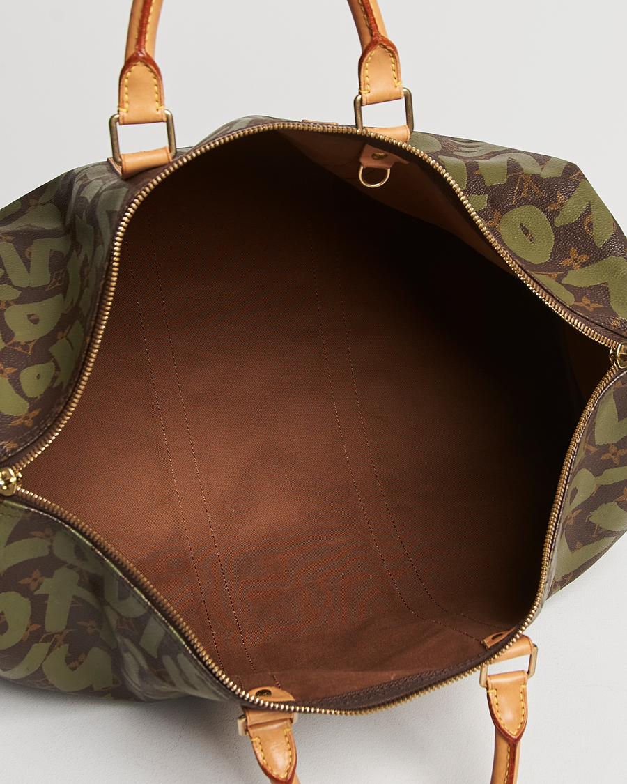 Hombres | Louis Vuitton Pre-Owned Keepall 50 Bag Graffiti  | Louis Vuitton Pre-Owned | Keepall 50 Bag Graffiti 