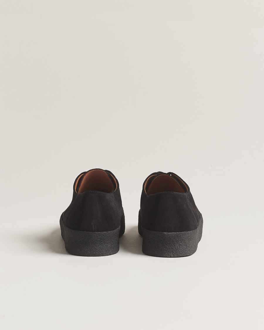 Hombres | Sanders Ash Suede Monkey Shoe Black | Sanders | Ash Suede Monkey Shoe Black