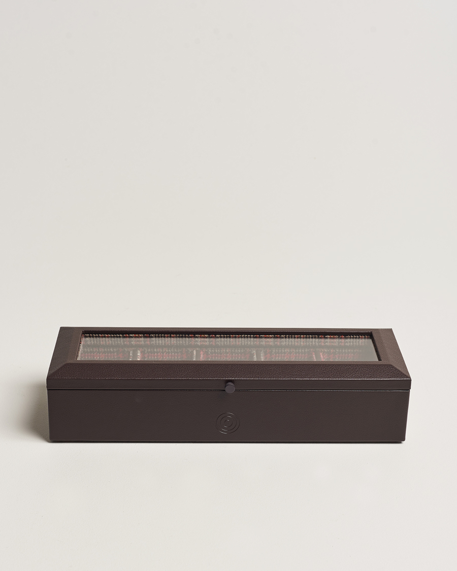 Hombres | Cajas para relojes y joyas | WOLF | WM Brown 5 Piece Watch Box Tweed Brown