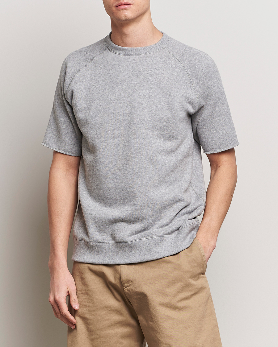 Hombres | Camisetas | BEAMS PLUS | Cut Off Sweatshirt Light Grey