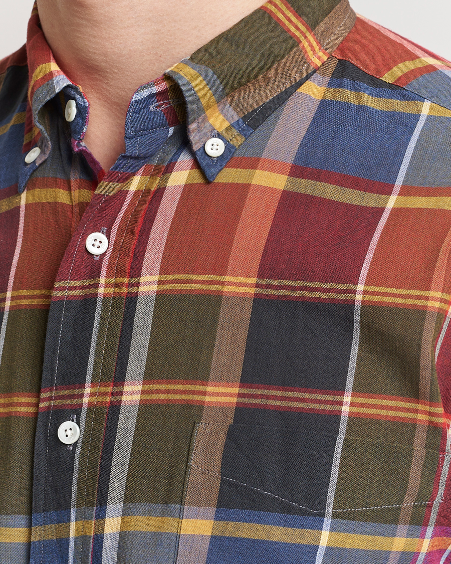 Hombres | Camisas | BEAMS PLUS | Button Down Madras Shirt Red Check
