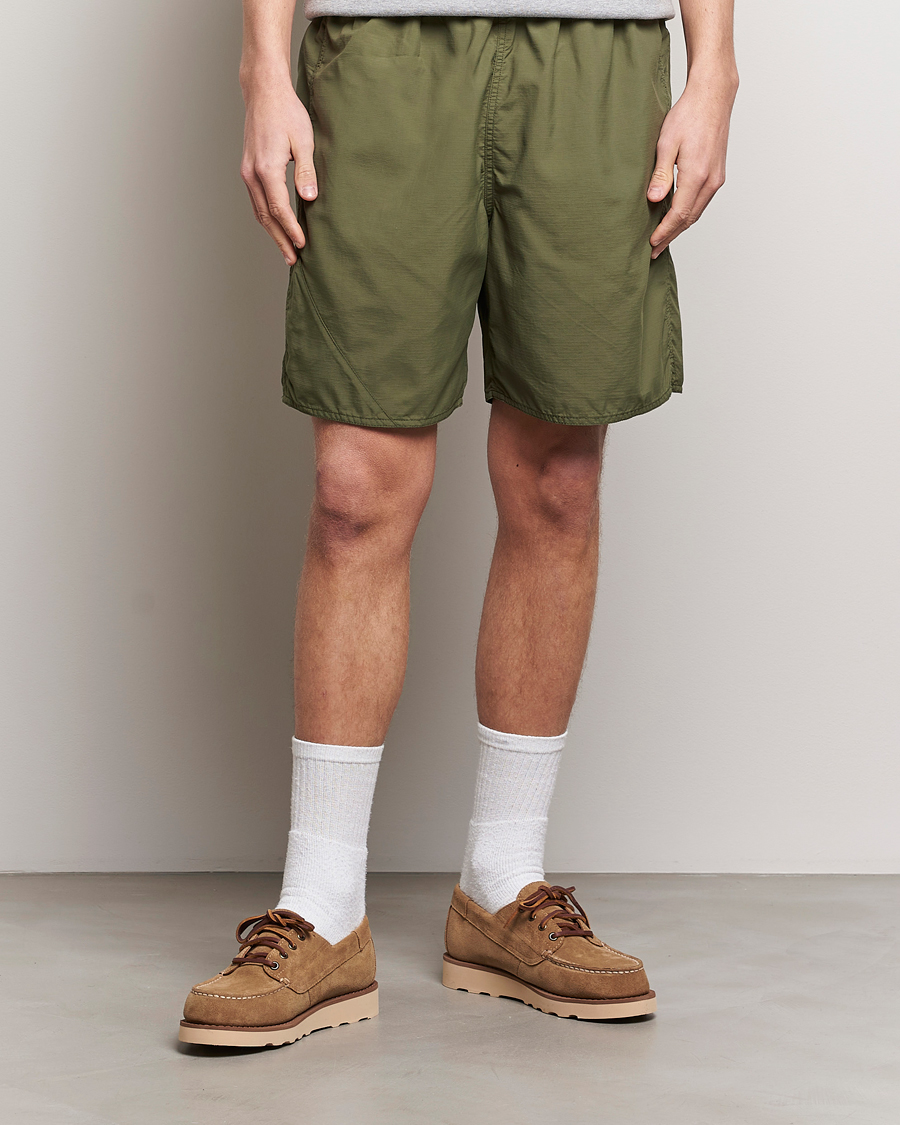Hombres | Pantalones cortos con cordones | BEAMS PLUS | MIL Athletic Shorts Olive