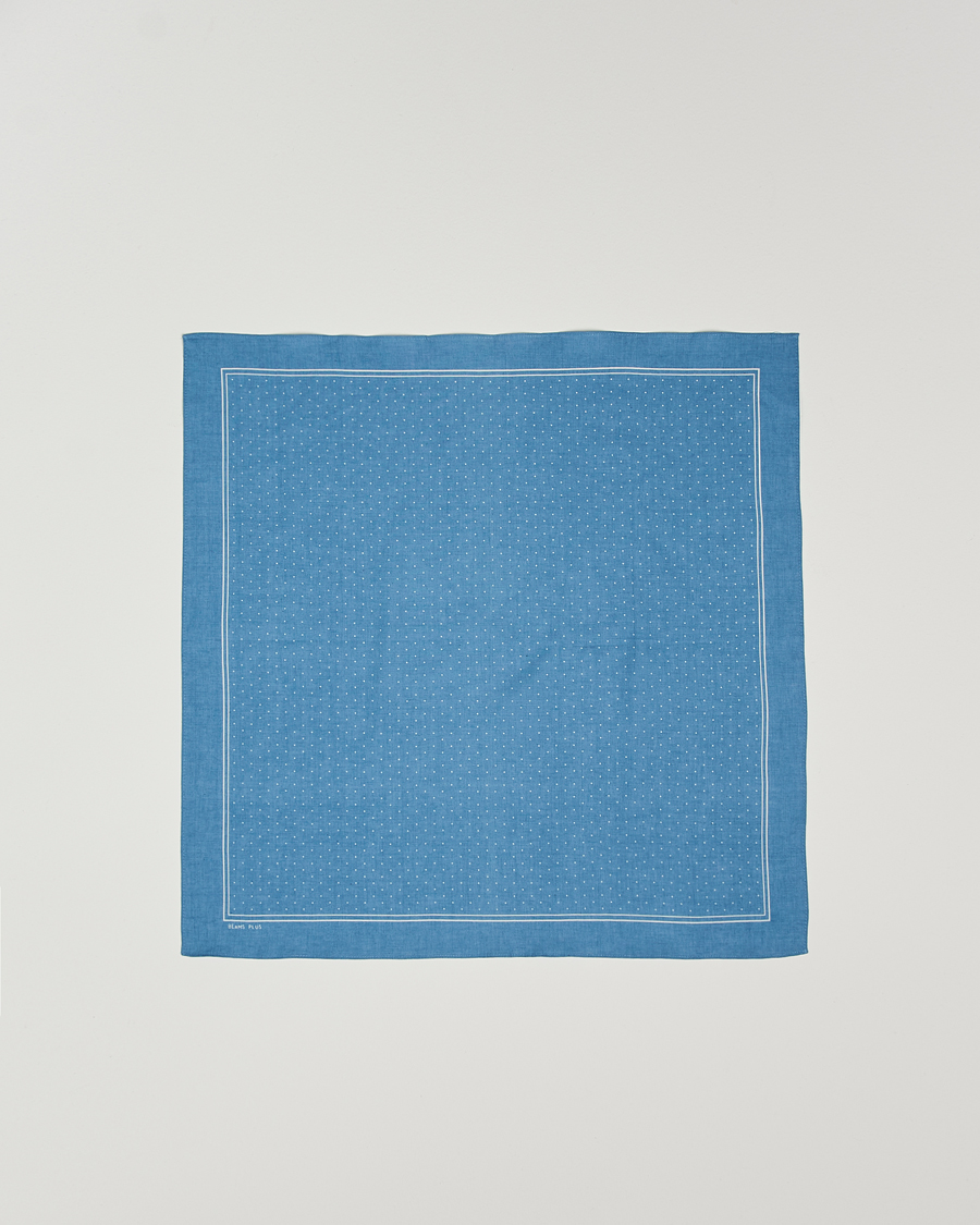 Hombres | BEAMS PLUS 2-Pack Bandanas Sax Blue | BEAMS PLUS | 2-Pack Bandanas Sax Blue