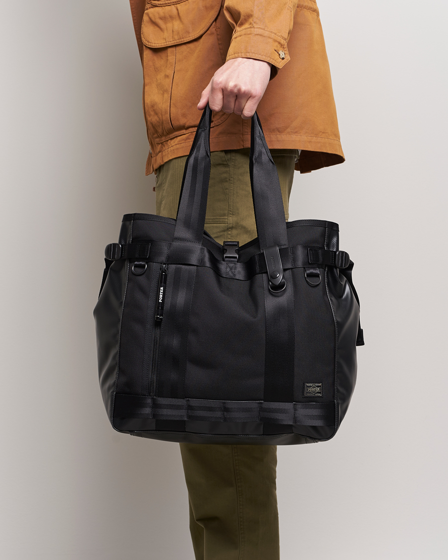 Hombres | Bolsos tote | Porter-Yoshida & Co. | Heat Tote Bag Black