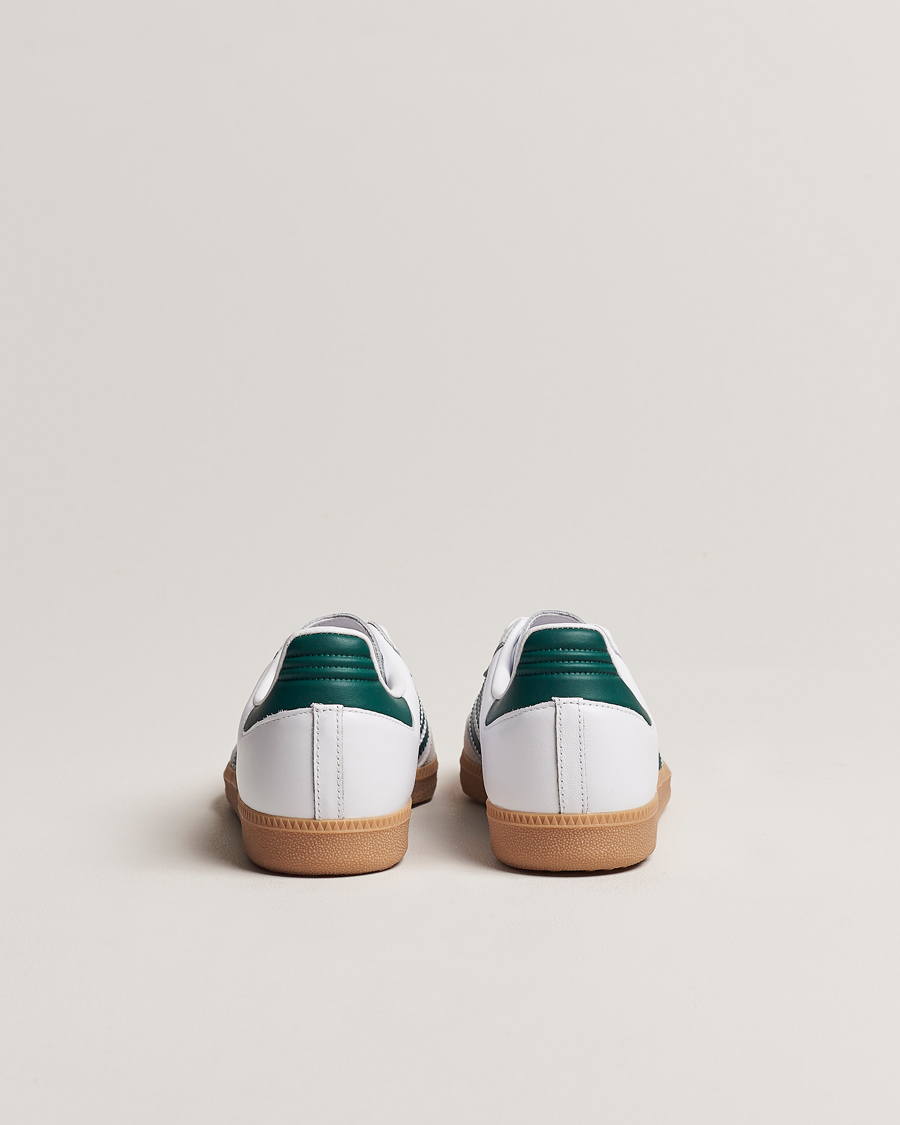 Hombres | adidas Originals Samba OG Sneaker White/Green | adidas Originals | Samba OG Sneaker White/Green