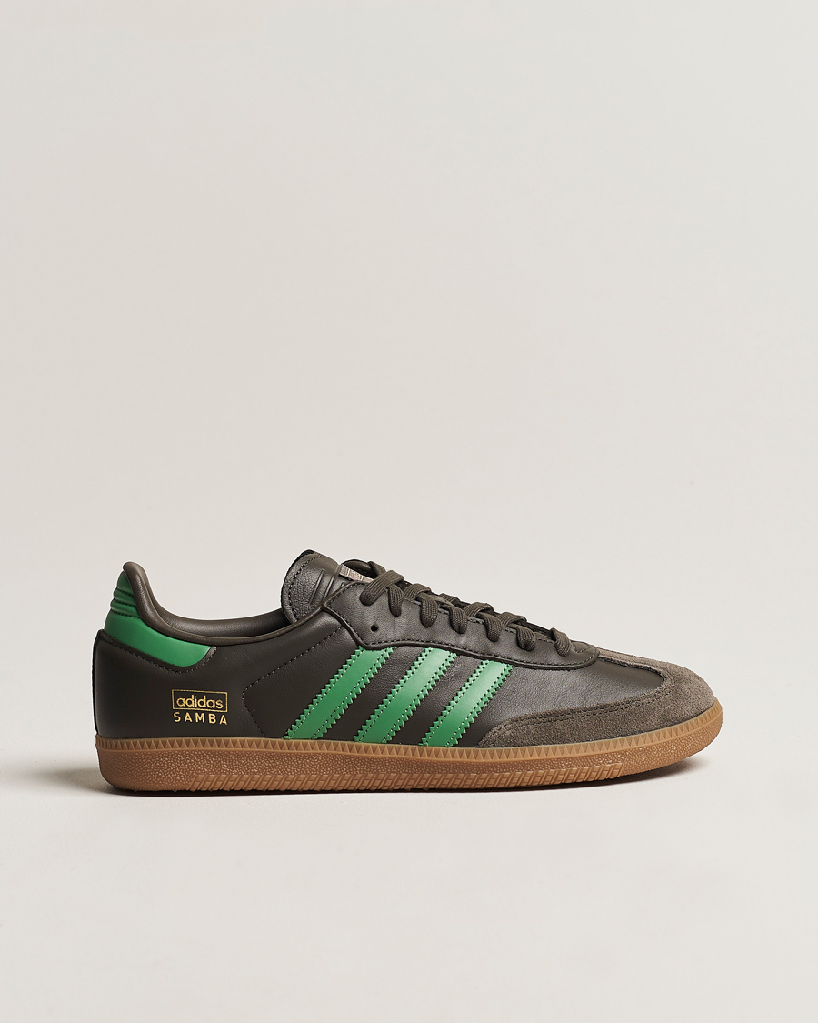 Hombres | adidas Originals Samba OG Sneaker Brown/Green | adidas Originals | Samba OG Sneaker Brown/Green