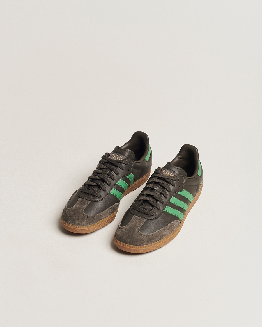Hombres | adidas Originals Samba OG Sneaker Brown/Green | adidas Originals | Samba OG Sneaker Brown/Green