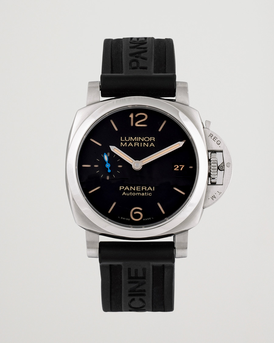 Hombres | Panerai Pre-Owned Luminor 1950 42 Marina PAM01392 Silver | Panerai Pre-Owned | Luminor 1950 42 Marina PAM01392 Silver