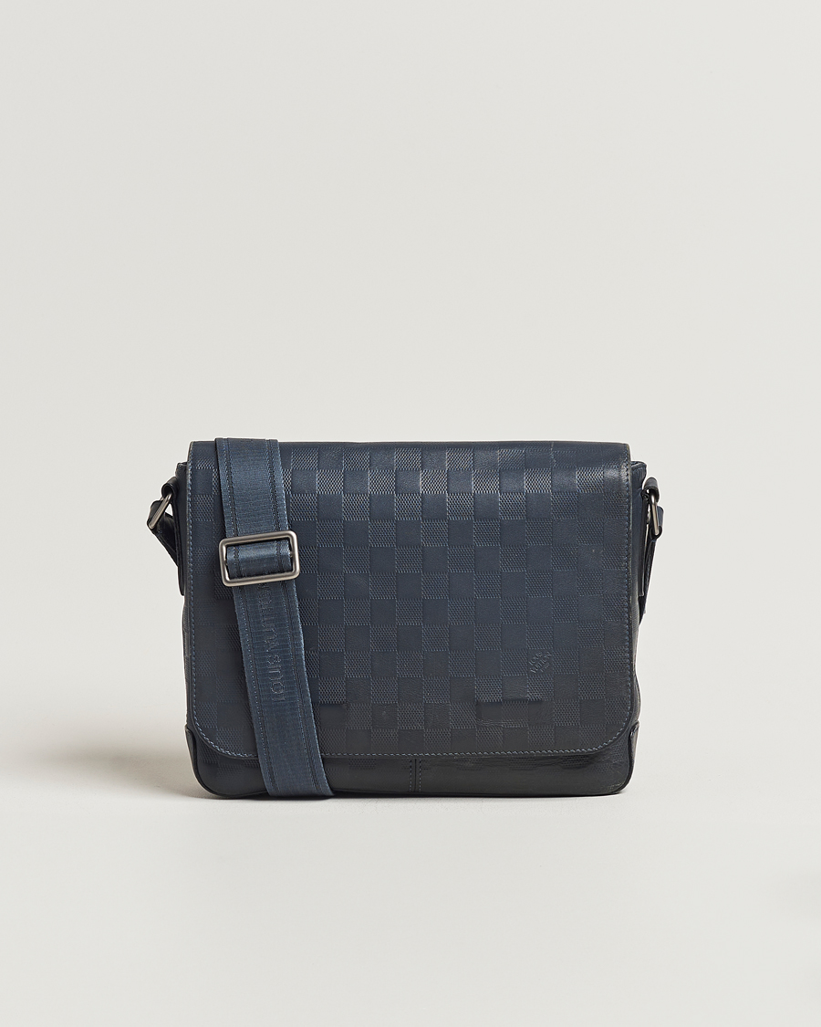 Hombres | Louis Vuitton Pre-Owned District PM Messenger Bag Damier Infini | Louis Vuitton Pre-Owned | District PM Messenger Bag Damier Infini