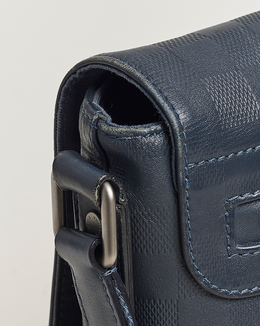Hombres | Louis Vuitton Pre-Owned District PM Messenger Bag Damier Infini | Louis Vuitton Pre-Owned | District PM Messenger Bag Damier Infini