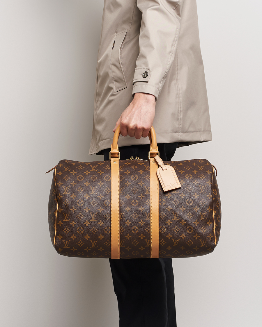 Hombres |  | Louis Vuitton Pre-Owned | Keepall 45 Bag Monogram 