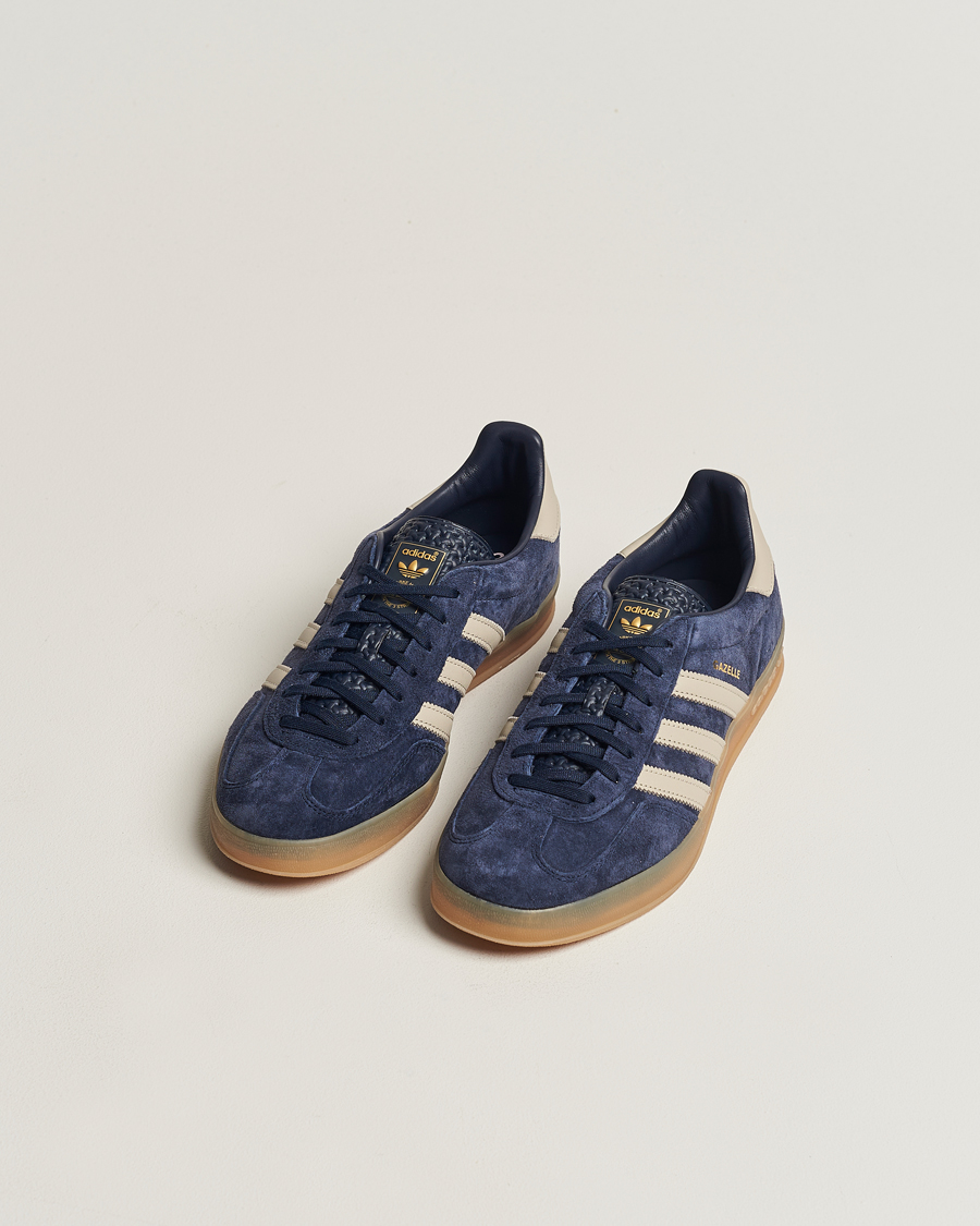Hombres | Zapatos de ante | adidas Originals | Gazelle Indoor Sneaker Blue/Beige