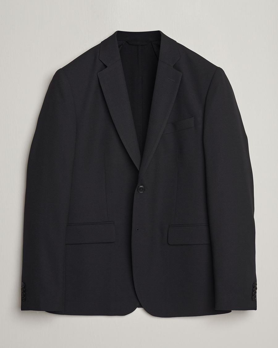 Hombres | Blazers | J.Lindeberg | Hopper Active Hopsack Blazer Black