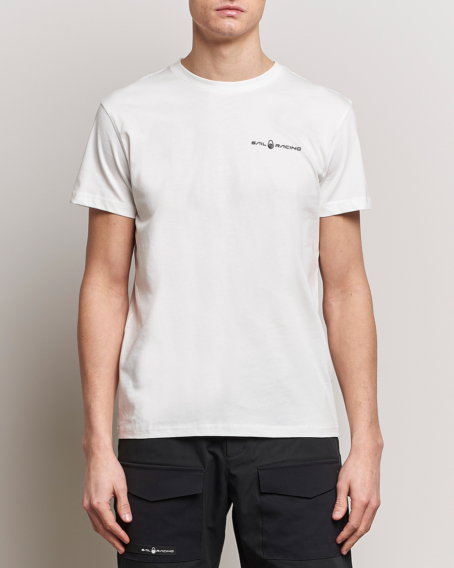 Hombres | Ropa | Sail Racing | Bowman Crew Neck T-Shirt Storm White