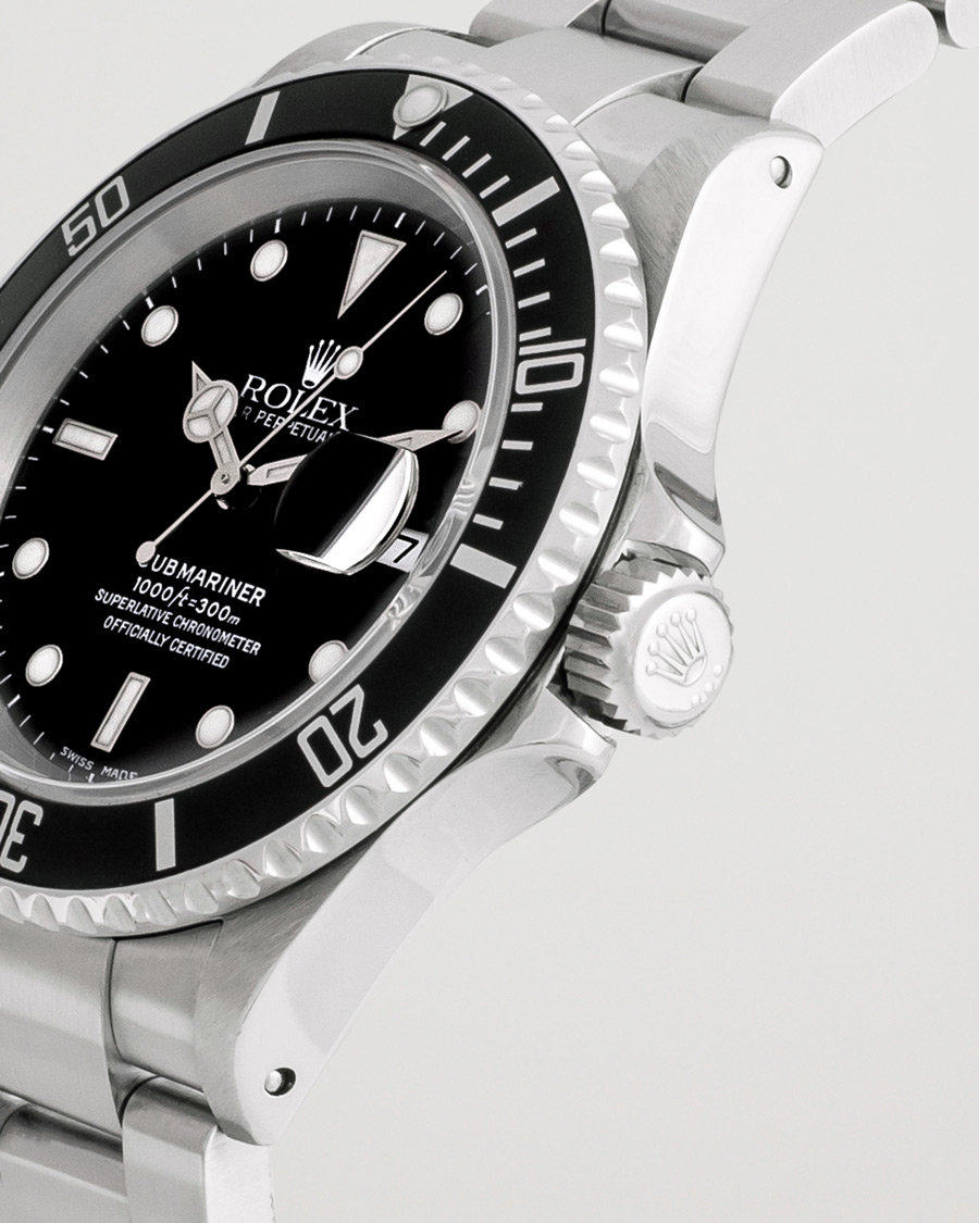 Hombres | Rolex Pre-Owned Submariner 16610 Oyster Perpetual Silver | Rolex Pre-Owned | Submariner 16610 Oyster Perpetual Silver