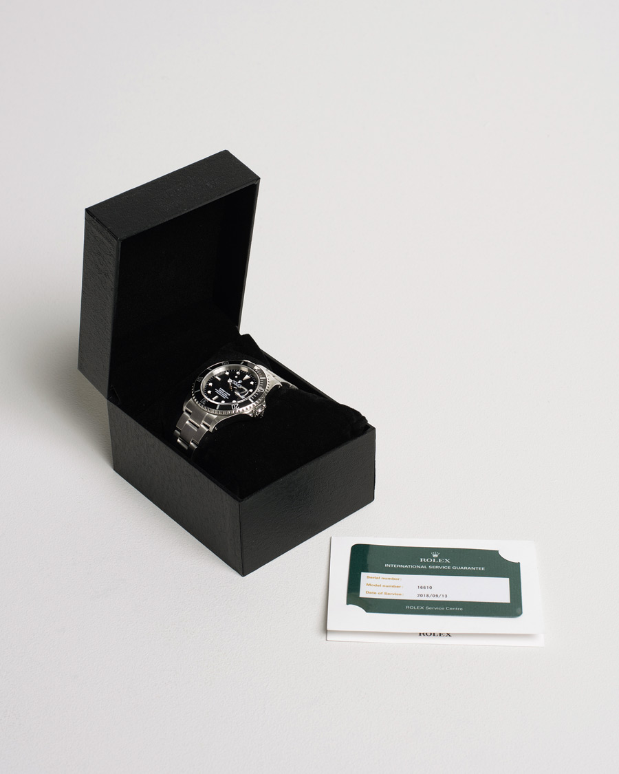 Hombres | Rolex Pre-Owned Submariner 16610 Oyster Perpetual Silver | Rolex Pre-Owned | Submariner 16610 Oyster Perpetual Silver