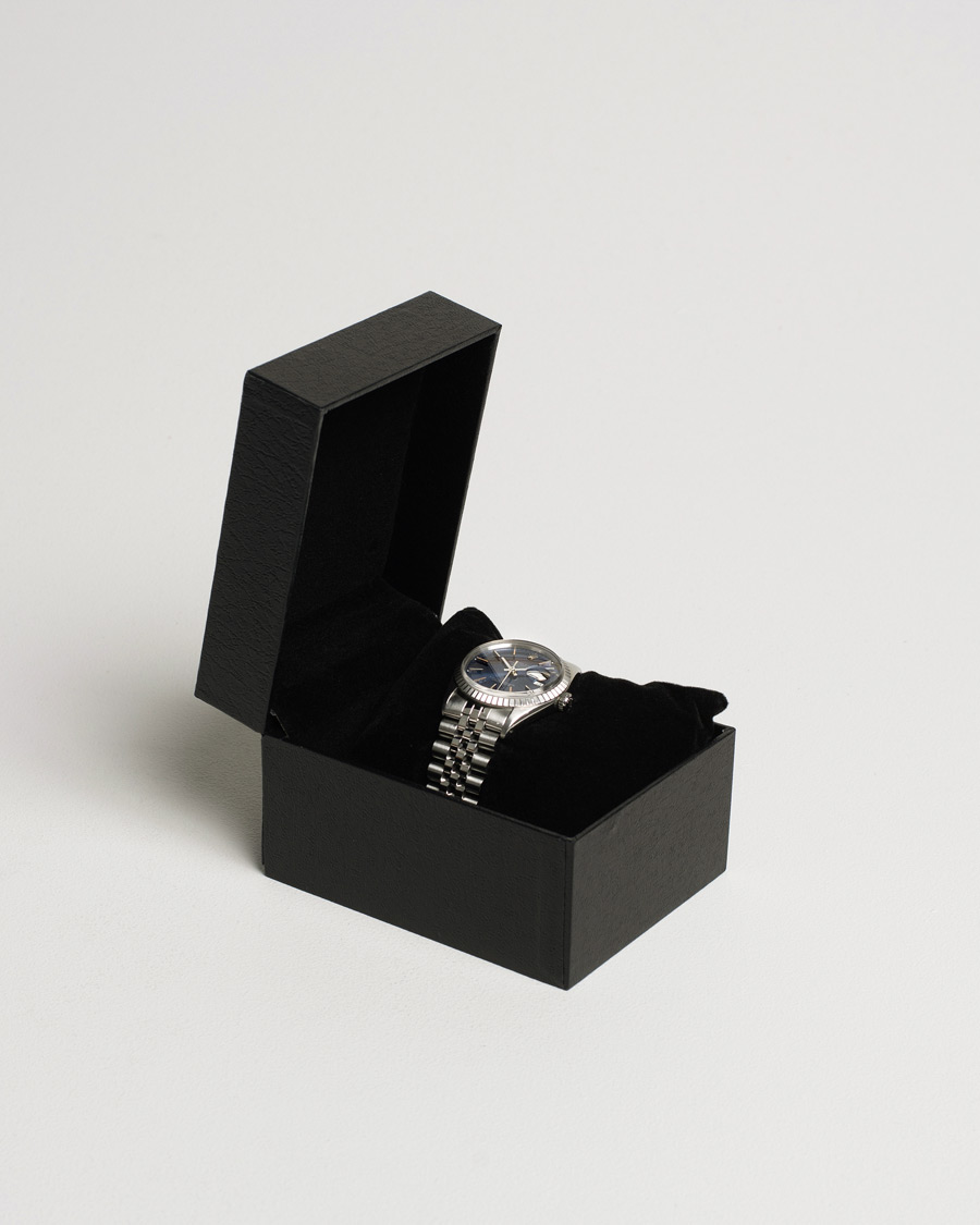 Hombres | Rolex Pre-Owned Datejust 16030 Oyster Perpetual Blue Silver | Rolex Pre-Owned | Datejust 16030 Oyster Perpetual Blue Silver