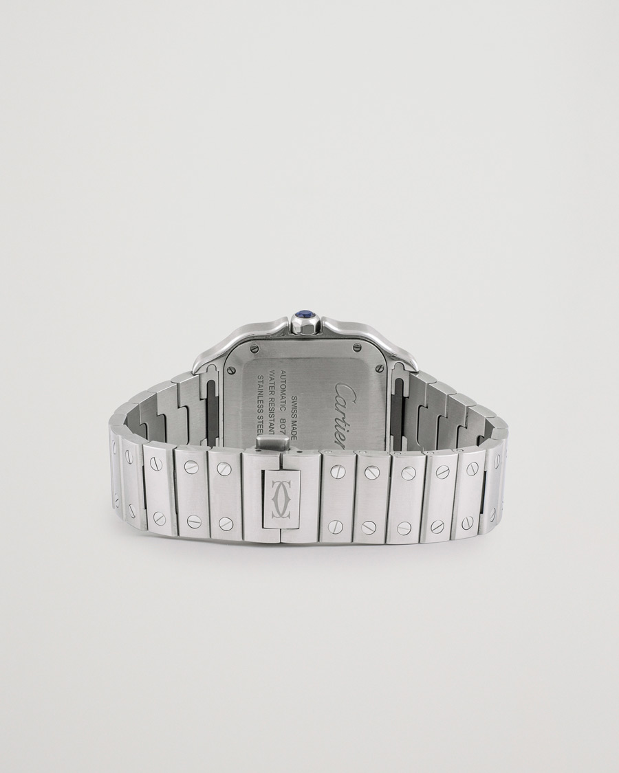 Hombres | Cartier Pre-Owned Santos De Cartier Steel WSSA0029 Silver | Cartier Pre-Owned | Santos De Cartier Steel WSSA0029 Silver