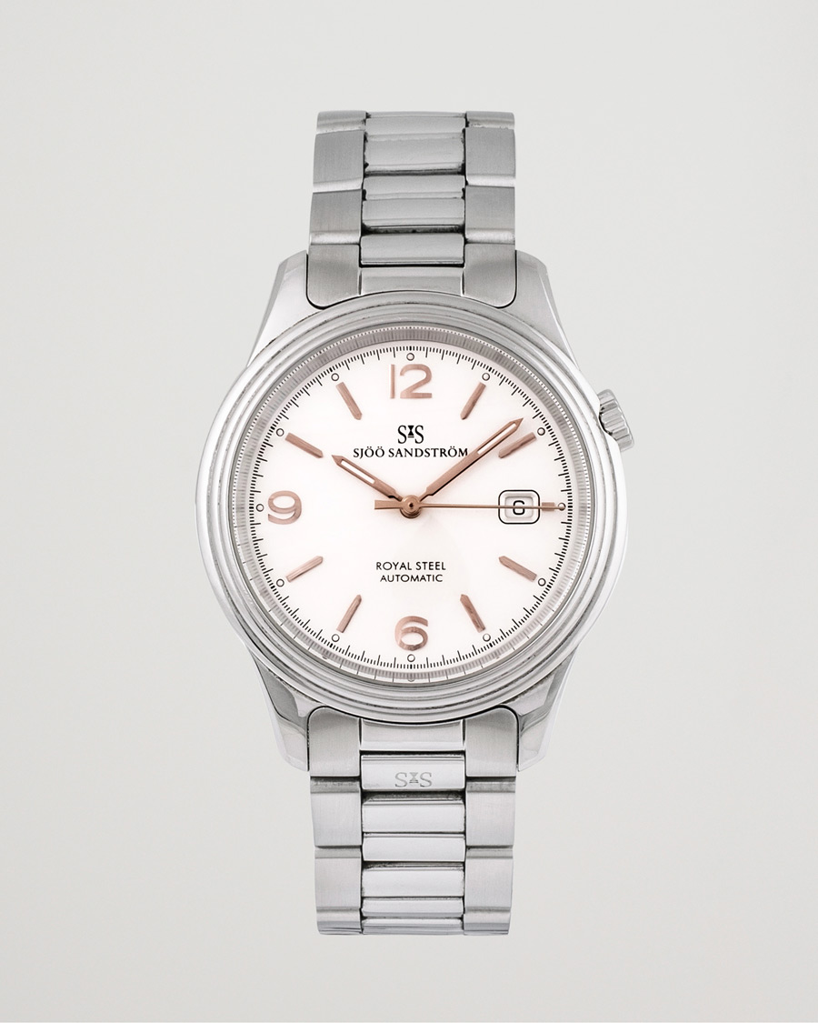 Hombres | Sjöö Sandström Pre-Owned Royal Steel Classic 41mm Silver | Sjöö Sandström Pre-Owned | Royal Steel Classic 41mm Silver