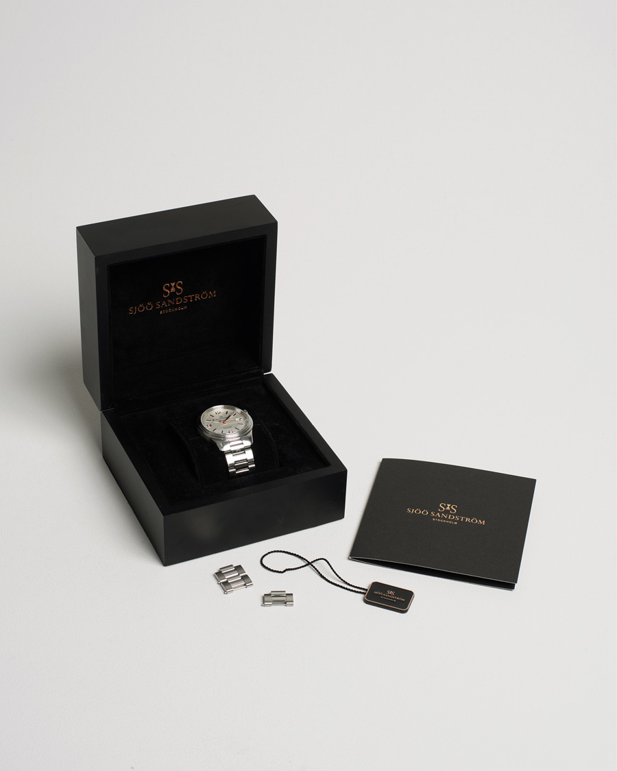 Hombres | Sjöö Sandström Pre-Owned Royal Steel Classic 41mm Silver | Sjöö Sandström Pre-Owned | Royal Steel Classic 41mm Silver