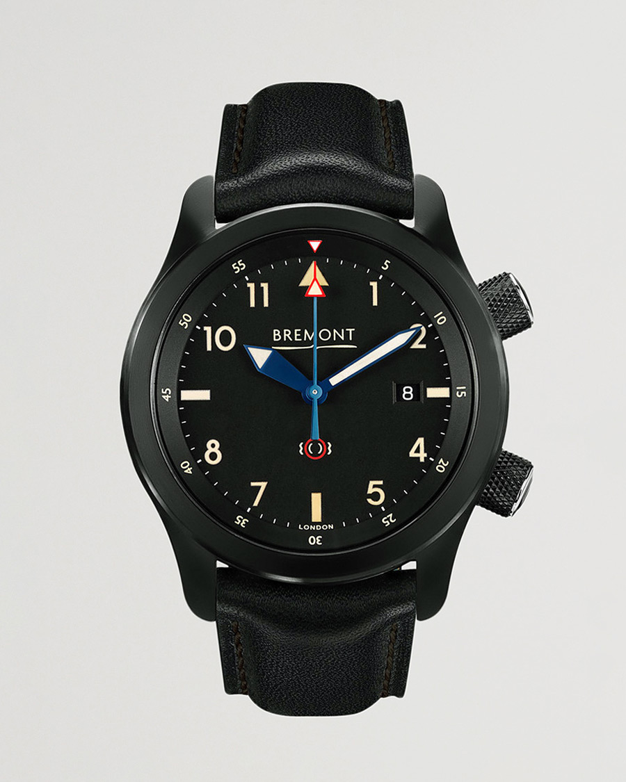 Hombres | Bremont Pre-Owned U-2/51-JET 43mm Black Dial Black | Bremont Pre-Owned | U-2/51-JET 43mm Black Dial Black