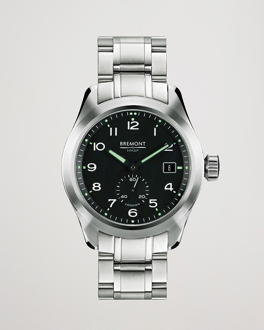 Hombres | Bremont Pre-Owned Broadsword 40mm Steel Bracelet Black Dial Silver | Bremont Pre-Owned | Broadsword 40mm Steel Bracelet Black Dial Silver