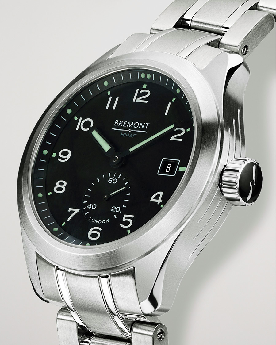 Hombres | Bremont Pre-Owned Broadsword 40mm Steel Bracelet Black Dial Silver | Bremont Pre-Owned | Broadsword 40mm Steel Bracelet Black Dial Silver