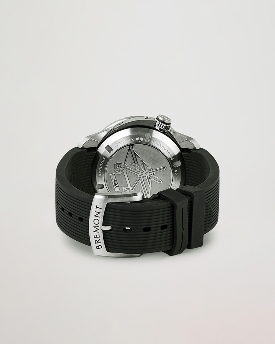 Hombres | Bremont Pre-Owned S500 Supermarine 43mm Black Dial Silver | Bremont Pre-Owned | S500 Supermarine 43mm Black Dial Silver