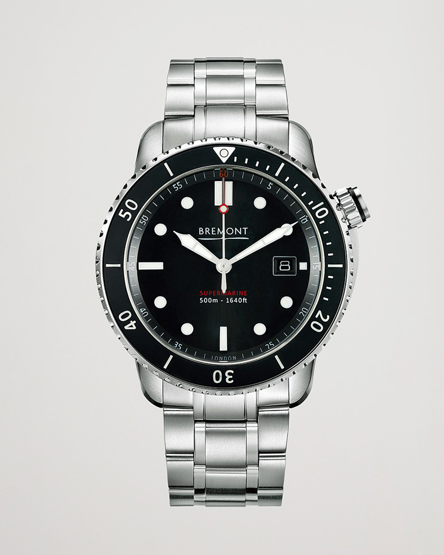 Hombres | Bremont Pre-Owned S500 Supermarine 43mm Steel Bracelet Silver | Bremont Pre-Owned | S500 Supermarine 43mm Steel Bracelet Silver