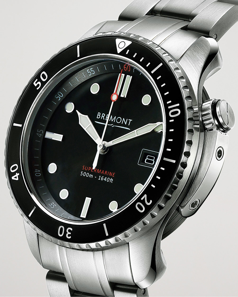 Hombres | Bremont Pre-Owned S500 Supermarine 43mm Steel Bracelet Silver | Bremont Pre-Owned | S500 Supermarine 43mm Steel Bracelet Silver
