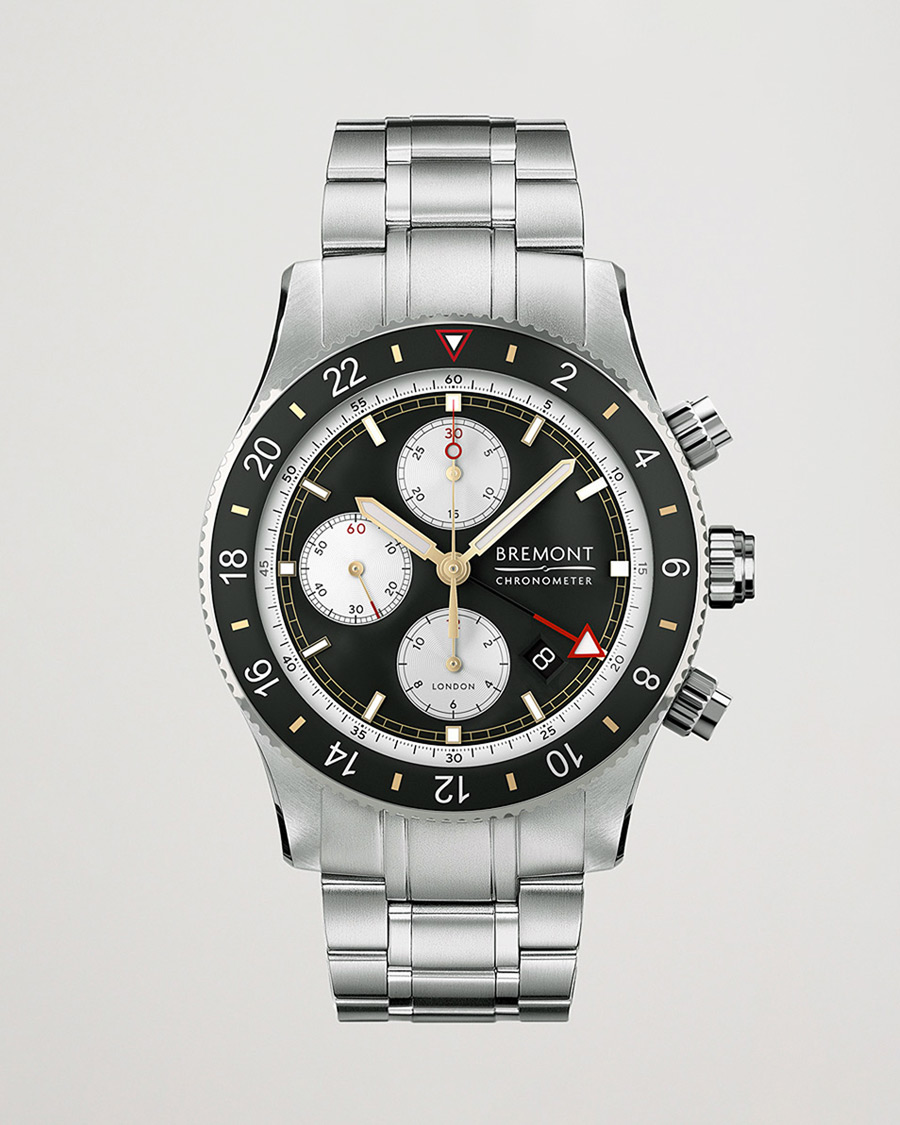Hombres | Bremont Pre-Owned Supermarine Chronograph 43mm Black Dial Silver | Bremont Pre-Owned | Supermarine Chronograph 43mm Black Dial Silver