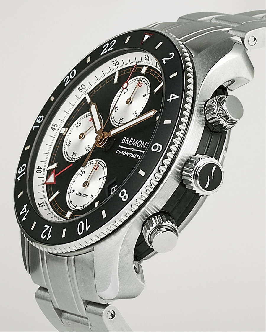 Hombres | Bremont Pre-Owned Supermarine Chronograph 43mm Black Dial Silver | Bremont Pre-Owned | Supermarine Chronograph 43mm Black Dial Silver
