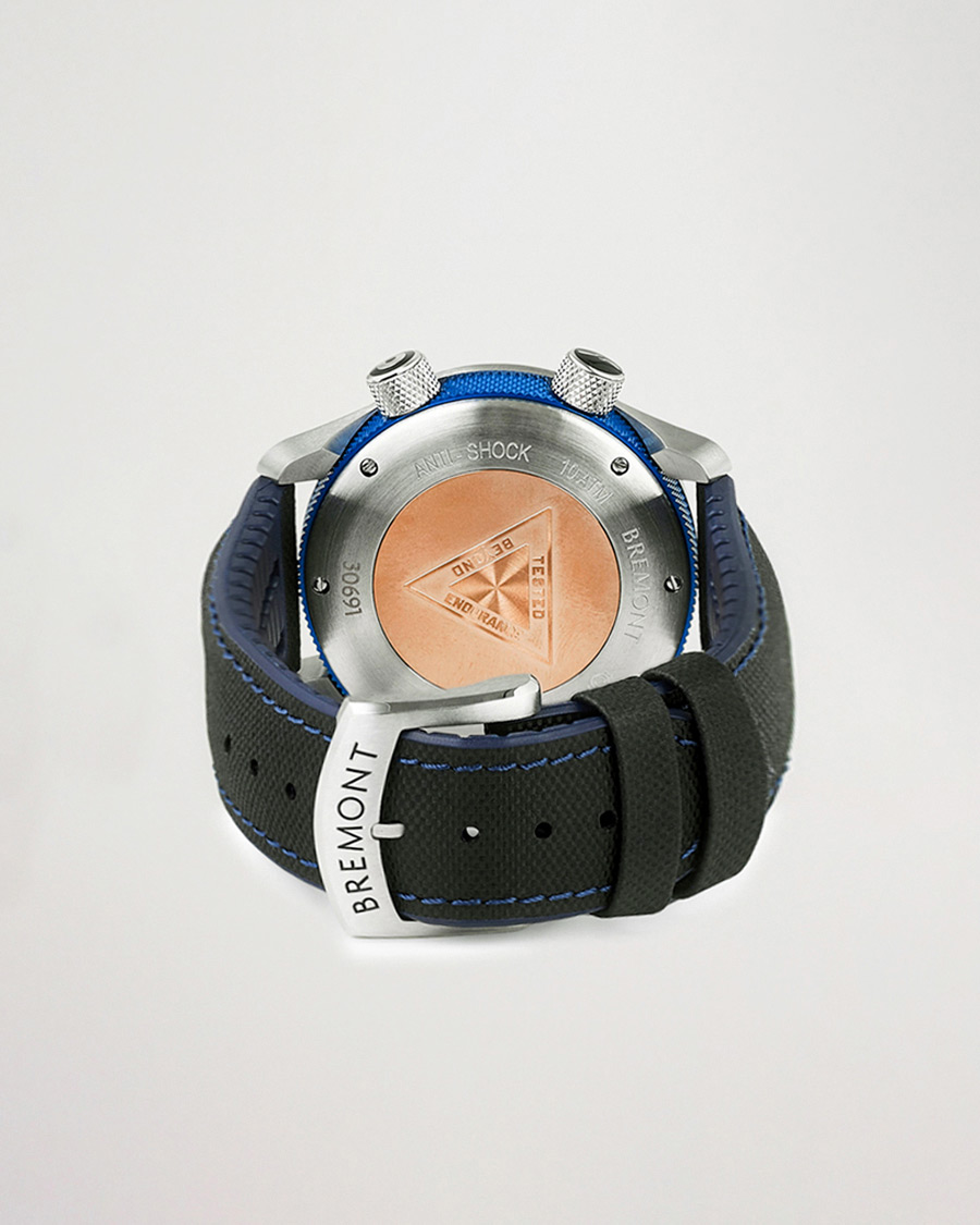 Hombres | Bremont Pre-Owned MBII Pilot Watch 43mm Blue Dial Silver | Bremont Pre-Owned | MBII Pilot Watch 43mm Blue Dial Silver