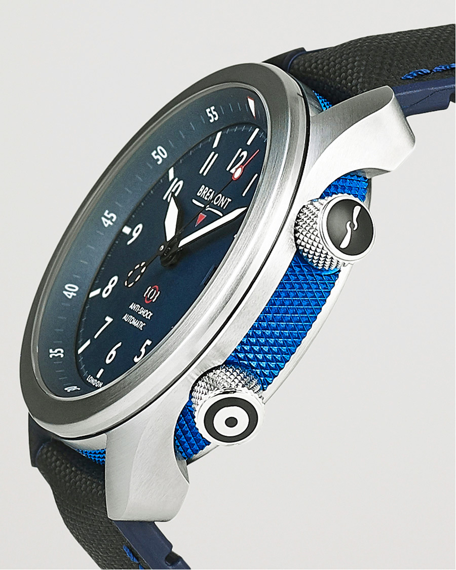 Hombres | Bremont Pre-Owned MBII Pilot Watch 43mm Blue Dial Silver | Bremont Pre-Owned | MBII Pilot Watch 43mm Blue Dial Silver