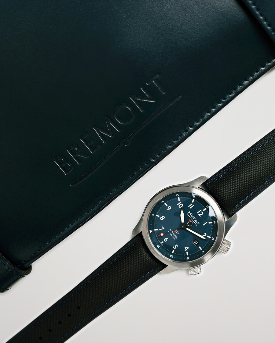 Hombres | Bremont Pre-Owned MBII Pilot Watch 43mm Blue Dial Silver | Bremont Pre-Owned | MBII Pilot Watch 43mm Blue Dial Silver